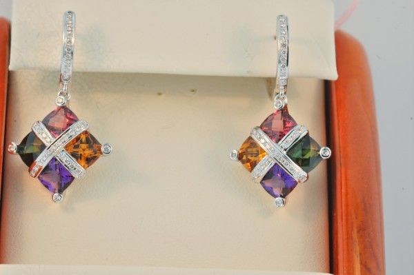 bellari multi gem earrings 1911